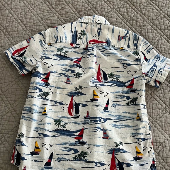 Crew cuts Boys summer button down size 8 - Picture 2 of 3